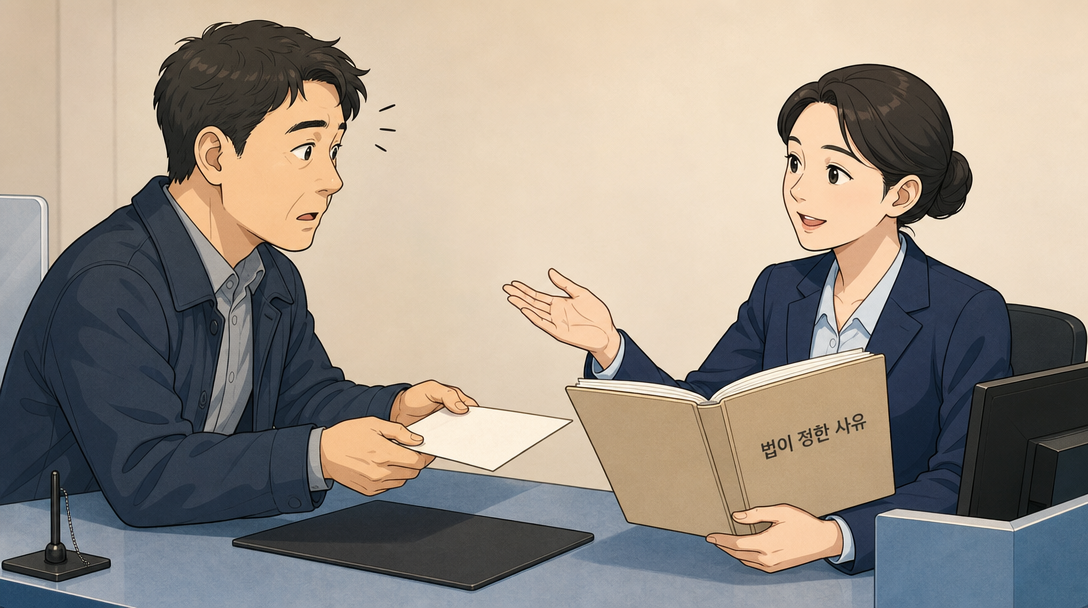 법이 정한 사유에 해당해야 부분 인출이 시작된다는 점을 설명하는 인포그래픽
